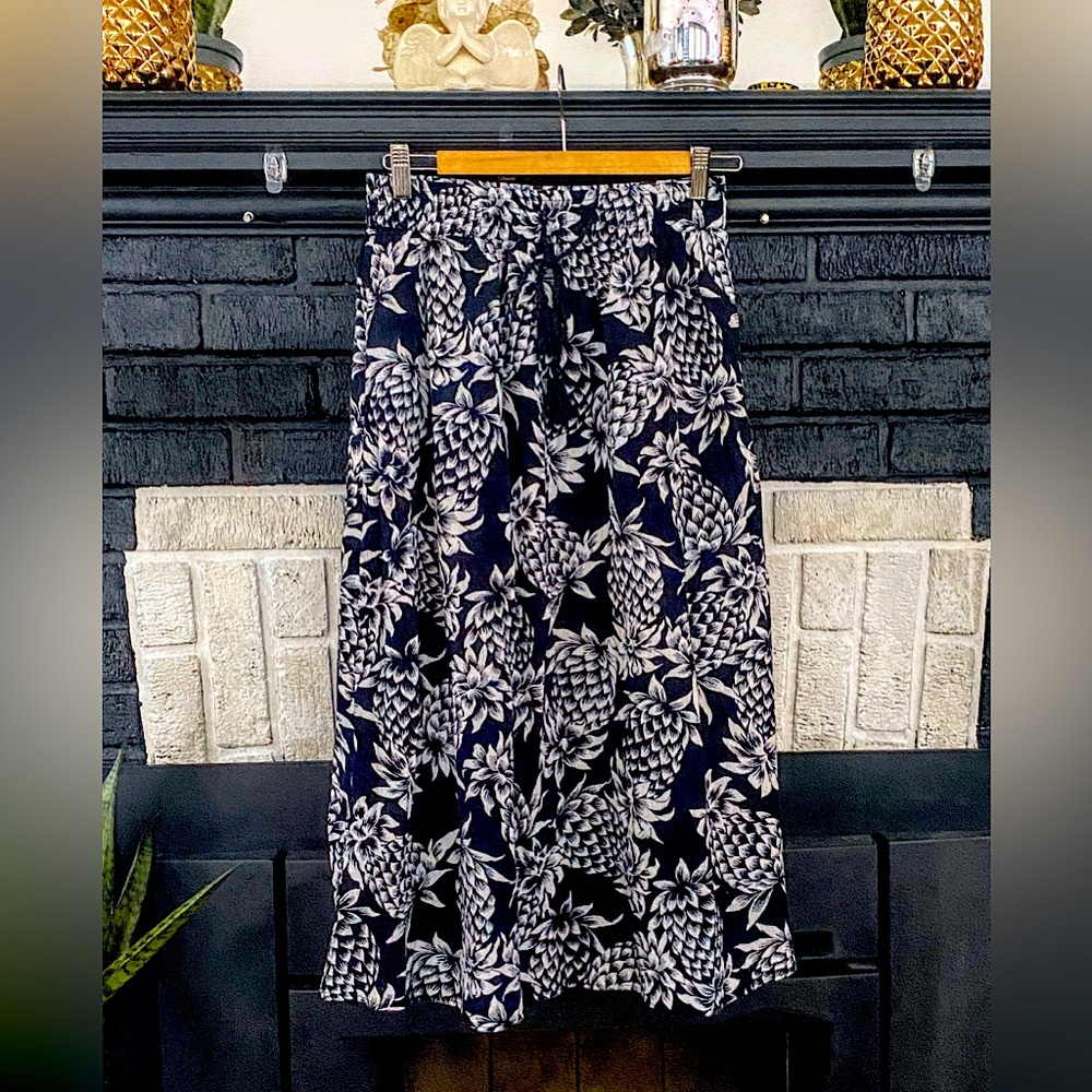 J. Crew Midi Pineapple Skirt